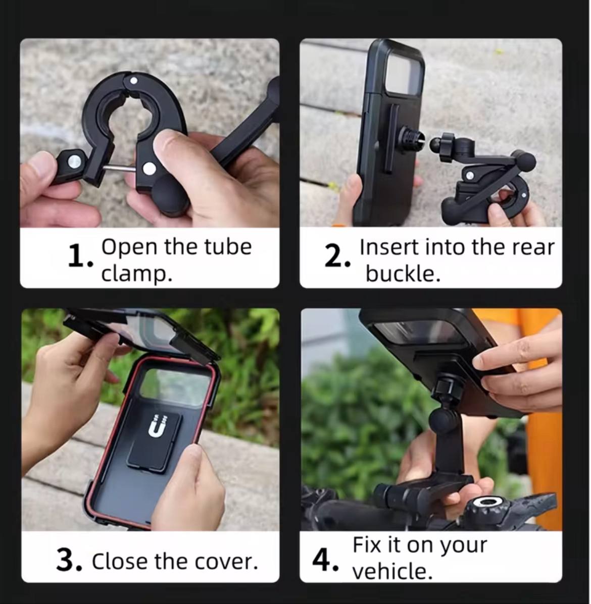 BikeUp™ Waterproof Handlebar Phone Holder