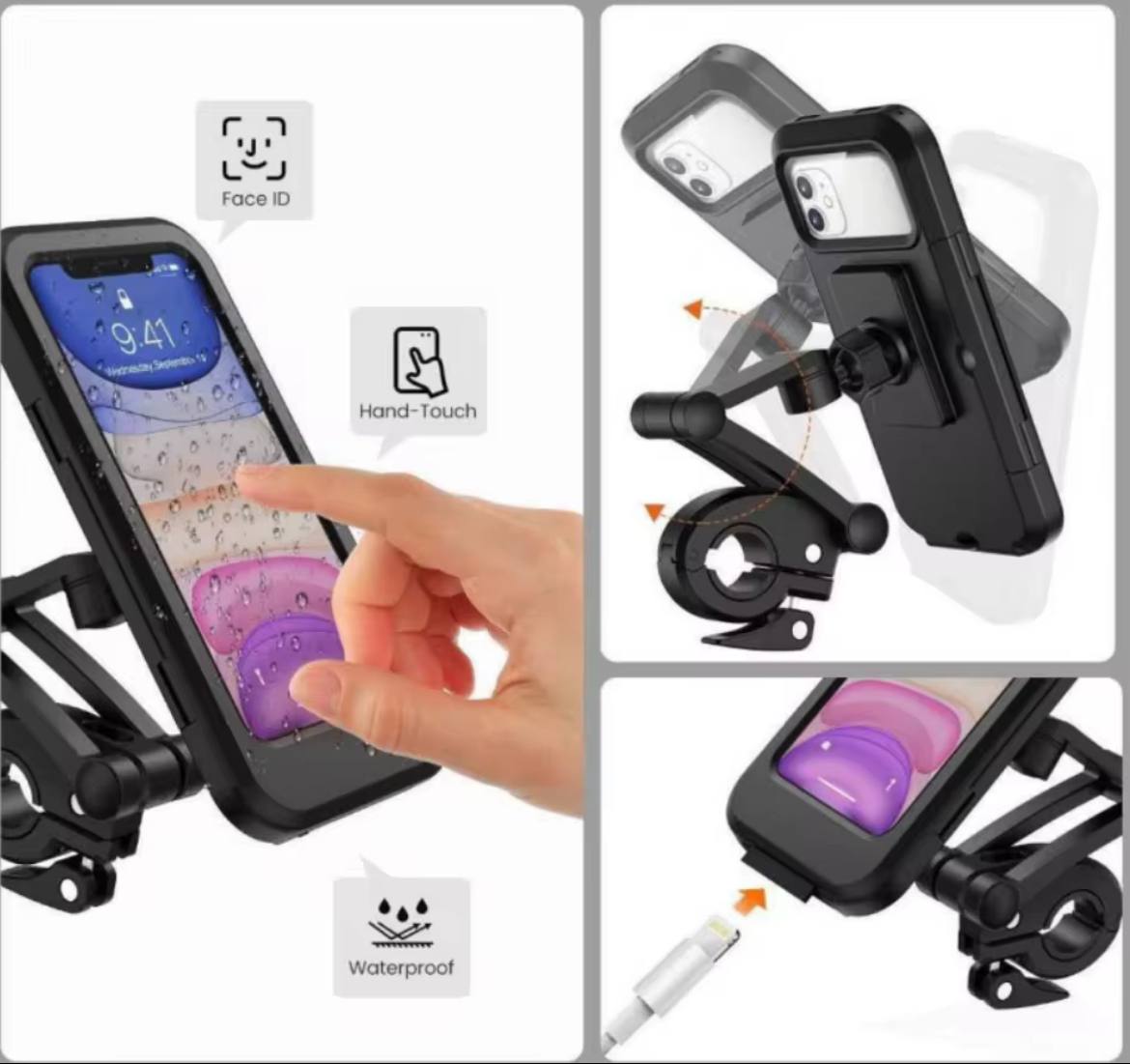 BikeUp™  Waterproof Handlebar Phone Holder